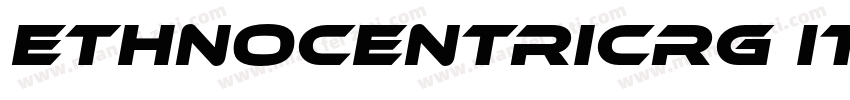 EthnocentricRg Italic字体转换